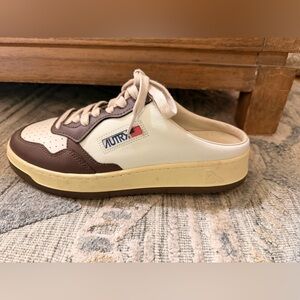 NWOT Autry Brown and Cream Sneakers